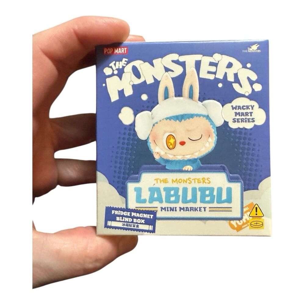 POP MART- LABUBU: The Monsters Wacky Mart Series Fridge Magnet Sealed Blind Box